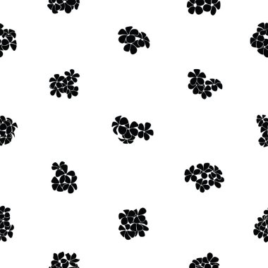 frangipani dikişsiz desen arka plan simgesi.
