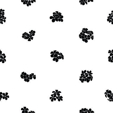 frangipani dikişsiz desen arka plan simgesi.