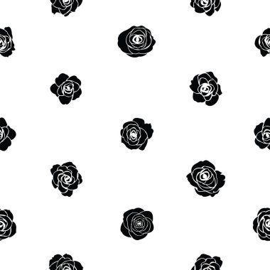 gül dikişsiz desen arka plan simgesi.