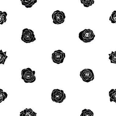 gül dikişsiz desen arka plan simgesi.