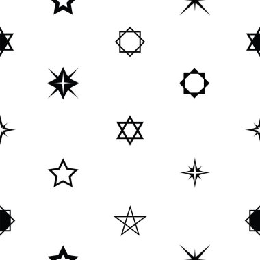 yıldız dikişsiz desen arka plan simgesi.