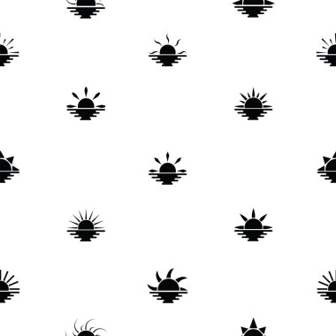 gün batımı kesintisiz desen arka plan simgesi.