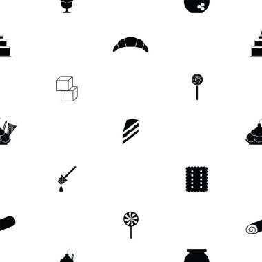 tatlı dikişsiz desen arka plan simgesi.