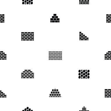 duvar dikişsiz desen arka plan simgesi.