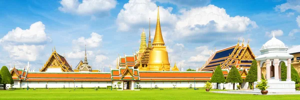 Vista Panorámica Del Gran Palacio Keaw Wat Phra Buda Esmeralda — Foto de Stock
