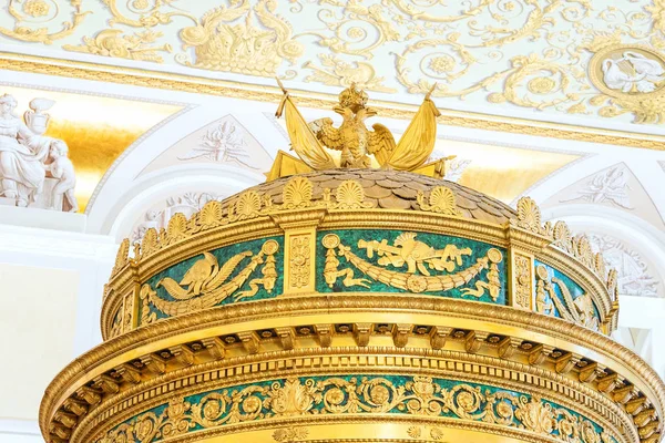 Saint Petersburg Russia Abril 2018 Malaquita Rotunda Hermitage Estado Hermitage — Fotografia de Stock