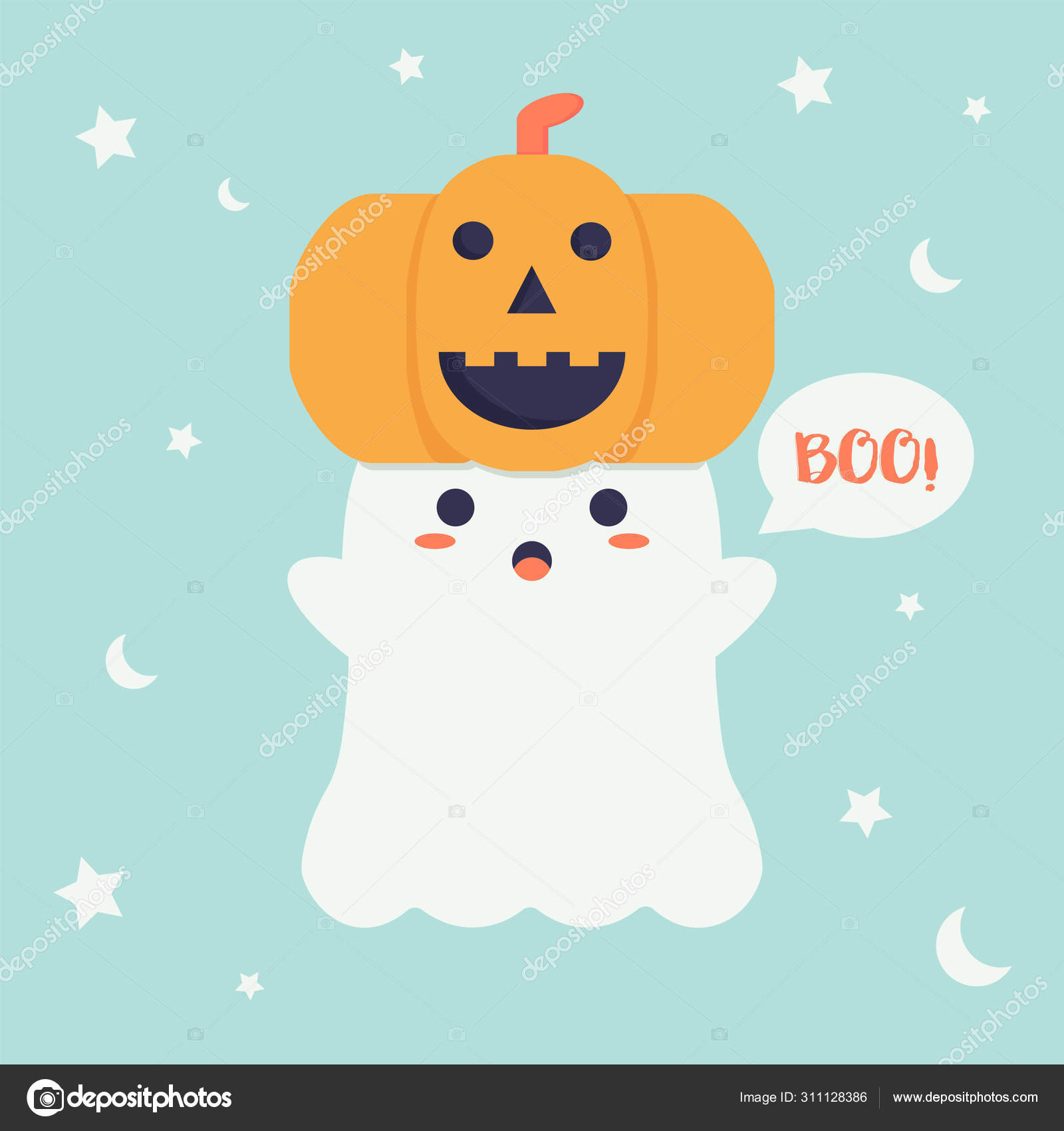 Thiết kế nền hình vẽ đáng yêu cho đêm Halloween: Đậm chất Halloween nhưng vẫn được làm mới bởi những hình vẽ đáng yêu, mang đến cho không gian đêm Halloween của bạn cảm giác ấm áp hơn bao giờ hết.