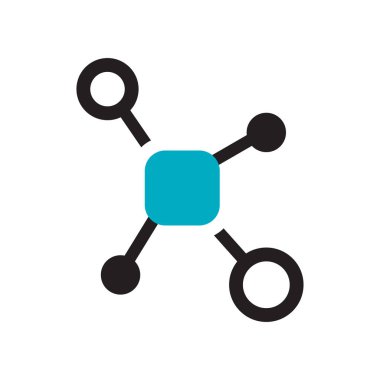 reklam ağları simge vektör işareti ve WHI üzerinde izole sembolü