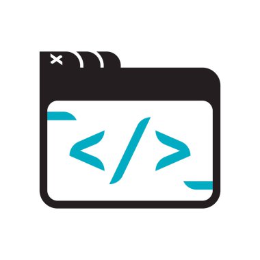 Açık kaynak simge vektör işareti ve üzerinde beyaz backgr izole sembolü