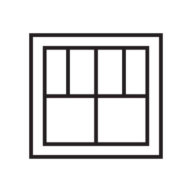 Düzen simge vektör işareti ve beyaz arka plan üzerinde izole sembolü,