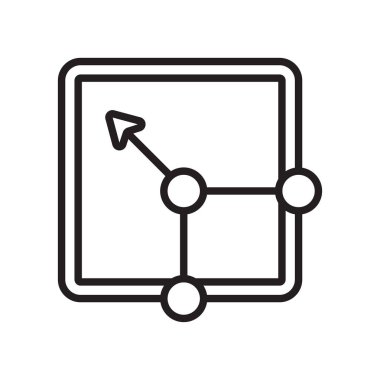 Simge vektör işareti ve beyaz arka plan üzerinde izole sembolü büyütmek