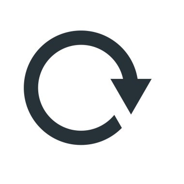 Aşağı ok simge vektör işareti ve üzerinde beyaz backgro izole sembolü