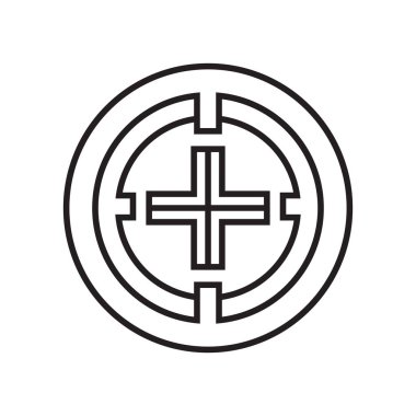 Yuan simge vektör işareti ve beyaz arka plan üzerinde izole sembolü