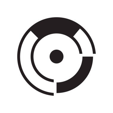 Yüzde grafik simge vektör işareti ve beyaz b izole sembolü