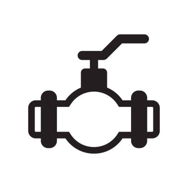 Simge vektör işareti ve beyaz arka plan üzerinde izole sembolü borular, 