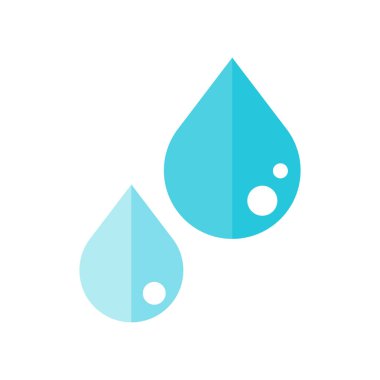 Su simge vektör işareti ve beyaz arka plan üzerinde izole sembolü, 