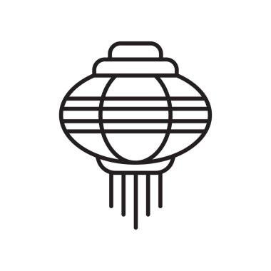 Fener simge vektör işareti ve beyaz arka plan üzerinde izole sembolü