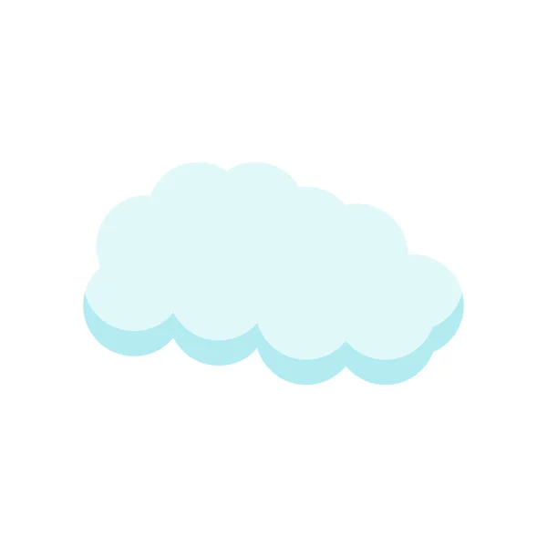 Знак вектора облака и символ изолированы на белом фоне, концепция логотипа облака — стоковый вектор