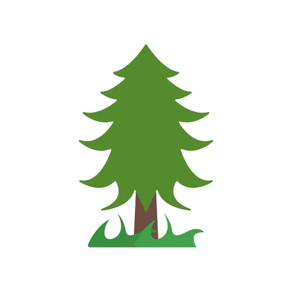Icône de l'arbre signe vectoriel et symbole isolé sur fond blanc, T — Image vectorielle