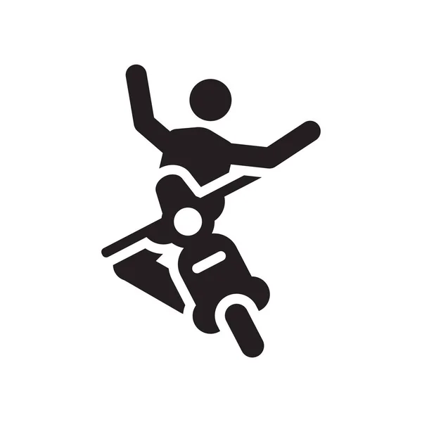 Unfall-Symbol Vektor-Zeichen und Symbol isoliert auf weißem Hintergrund, Unfall-Logo-Konzept-Symbol — Stockvektor