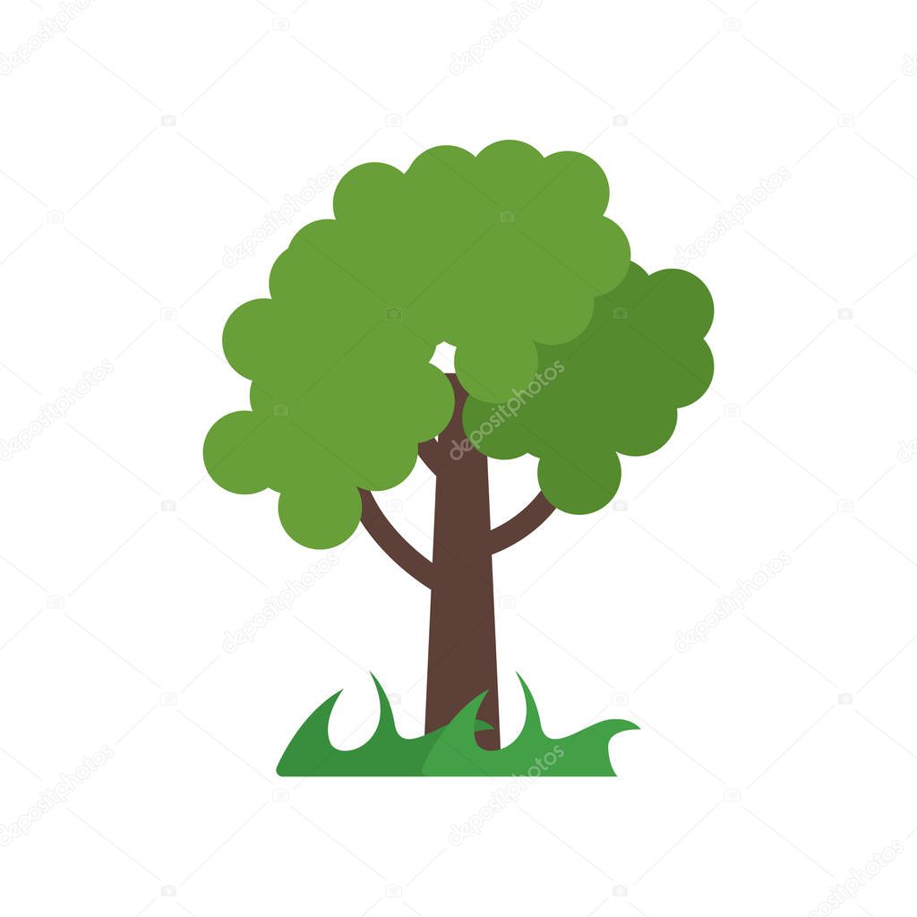 Tree icon vector isolated on white background for your web and mobile app design, Tree logo concept