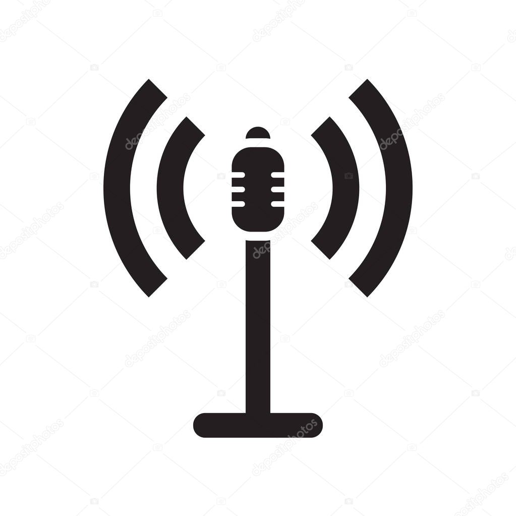 Loud Speakers icon vector isolated on white background for your web and mobile app design, Loud Speakers logo concept