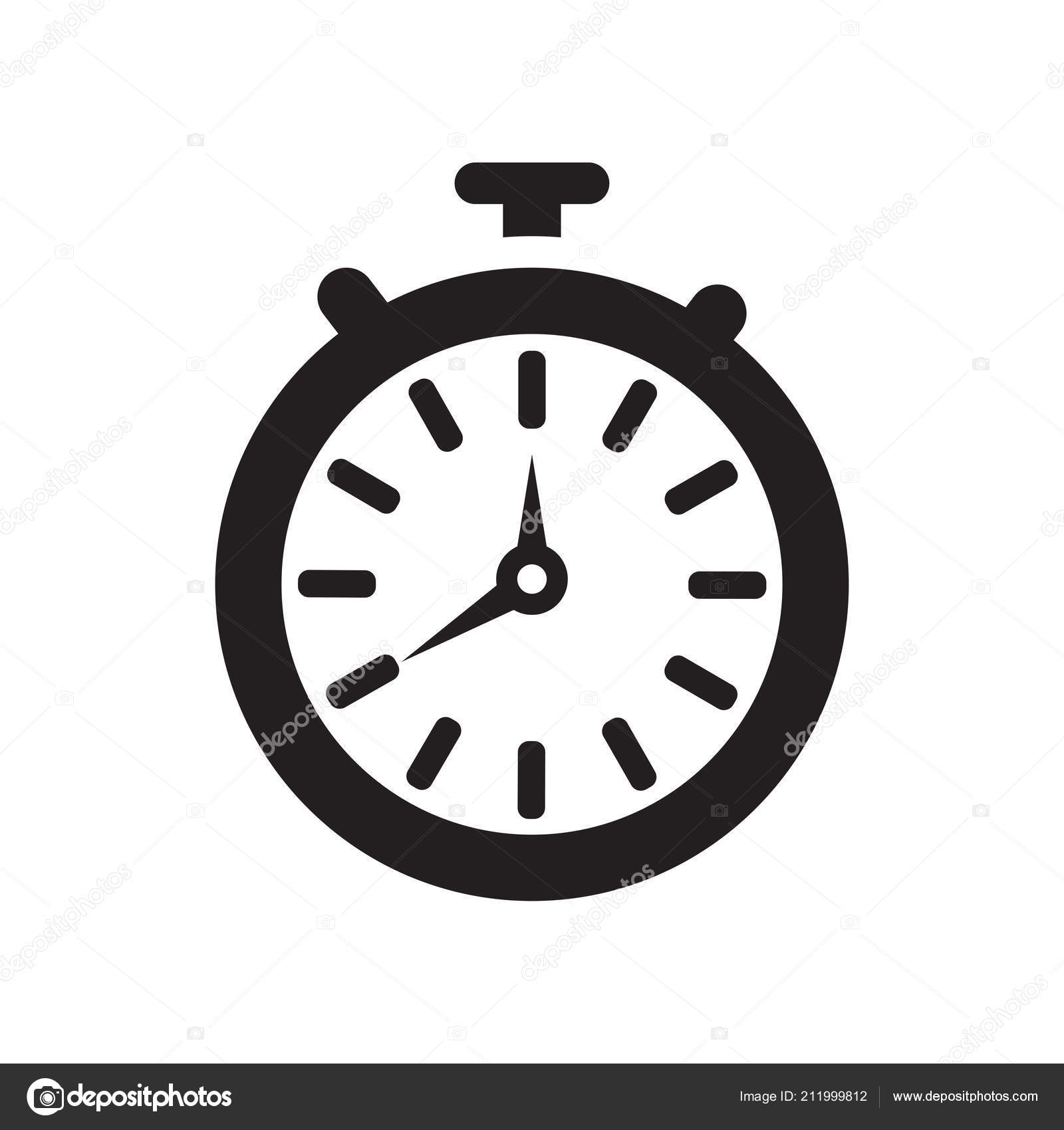 Interface de aplicativo móvel de relógio temporizador. alarme