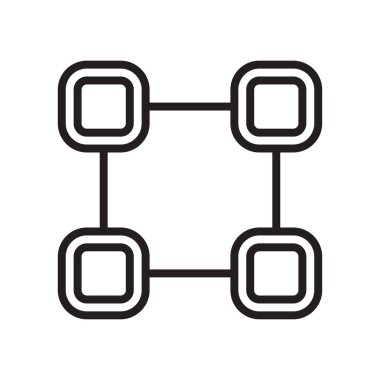 Seçimi simge vektör işareti ve üzerinde beyaz backgrou izole sembolü
