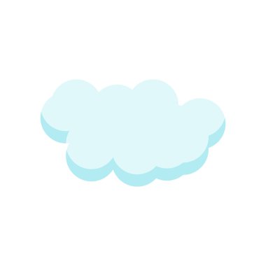 Cloude simge vektör işareti ve beyaz arka plan üzerinde cloude logo kavramı izole sembolü