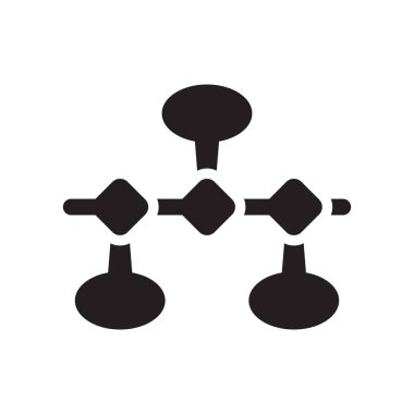 Infographic simge vektör işareti ve üzerinde beyaz backgr izole sembolü