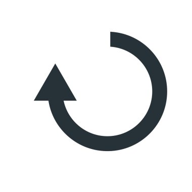 Ok simge vektör işareti ve üzerinde beyaz adam izole sembolü