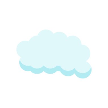 Cloude simge vektör işareti ve beyaz arka plan üzerinde cloude logo kavramı izole sembolü