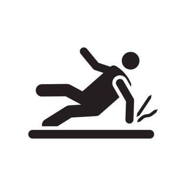 Kaza simge vektör işareti ve beyaz arka plan üzerinde kaza logo kavramı simge izole sembolü