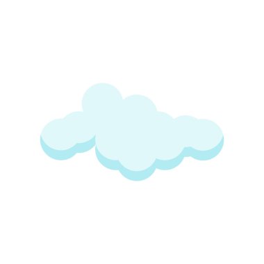 Cloude simge vektör işareti ve beyaz arka plan üzerinde cloude logo kavramı izole sembolü