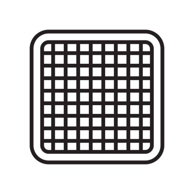 Kılavuz simge vektör işareti ve beyaz arka plan üzerinde G izole sembolü