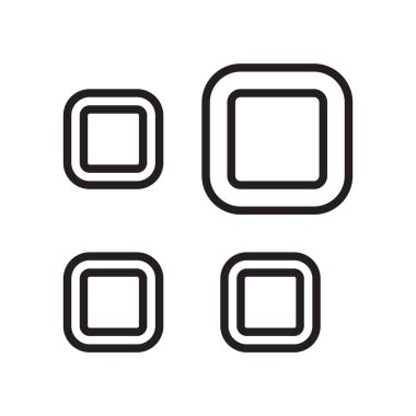 Küçük simge vektör işareti ve üzerinde beyaz backgro izole sembolü