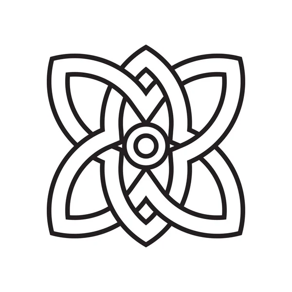 Bläck ikonen vektor logga och symbol isolerad på vit bakgrund, i — Stock vektor