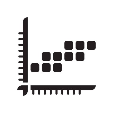 Infographic simge vektör işareti ve üzerinde beyaz backgr izole sembolü
