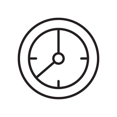 Timelapse simge vektör işareti ve üzerinde beyaz backgrou izole sembolü