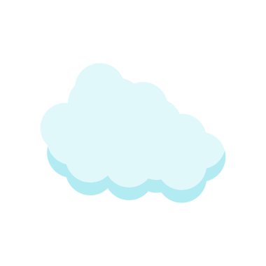 Cloude simge vektör işareti ve beyaz arka plan üzerinde cloude logo kavramı izole sembolü