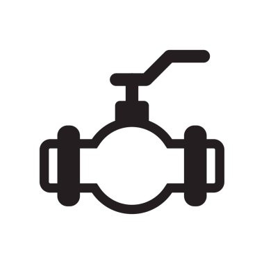 Simge vektör işareti ve beyaz arka plan üzerinde izole sembolü borular, 