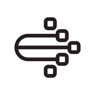 Sağ ok simge vektör işareti ve üzerinde beyaz backgr izole sembolü