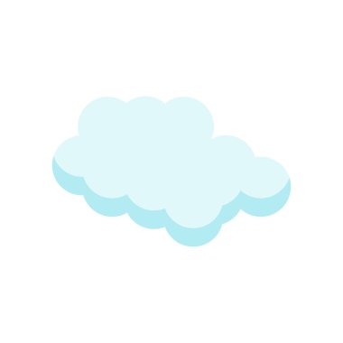 Cloude simge vektör işareti ve beyaz arka plan üzerinde cloude logo kavramı izole sembolü