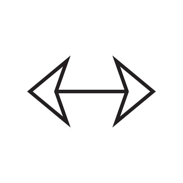 Διπλό βέλος εικονίδιο διάνυσμα σημάδι και σύμβολο που απομονώνονται σε λευκό backg — Διανυσματικό Αρχείο