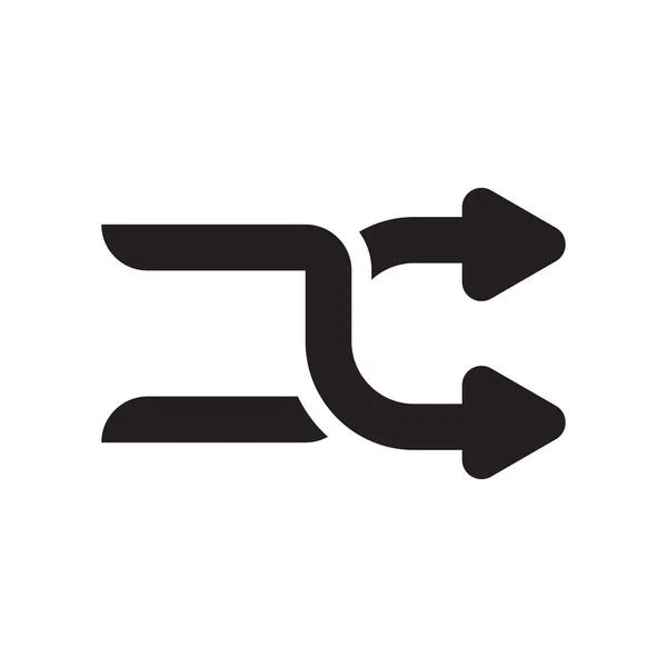 Icône de brassage signe vectoriel et symbole isolé sur fond blanc — Image vectorielle