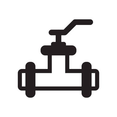 Simge vektör işareti ve beyaz arka plan üzerinde izole sembolü borular, 
