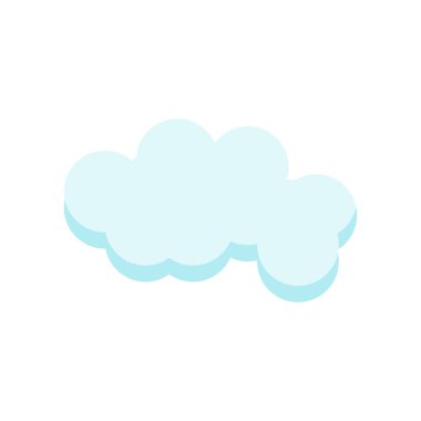 Cloude simge vektör işareti ve beyaz arka plan üzerinde cloude logo kavramı izole sembolü