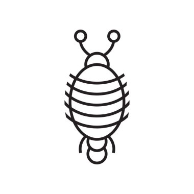 Eklem bacaklılar simge vektör işareti ve üzerinde beyaz backgrou izole sembolü