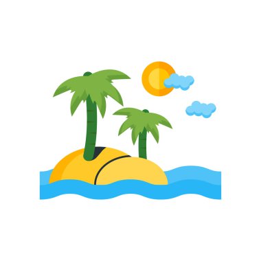 Ada simge vektör işareti ve beyaz arka plan üzerinde izole sembolü