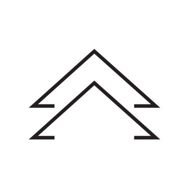 Sembol simge vektör işareti ve üzerinde beyaz backgro izole sembolü